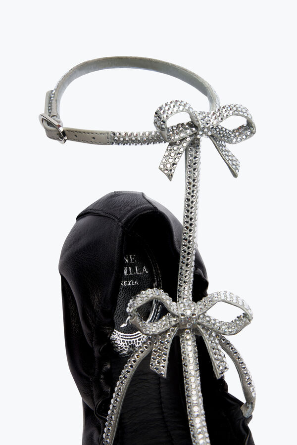 Caterina Black And Silver Ballerina 10