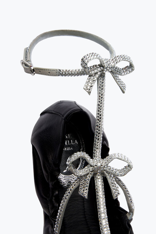 Caterina Black And Silver Ballerina 10