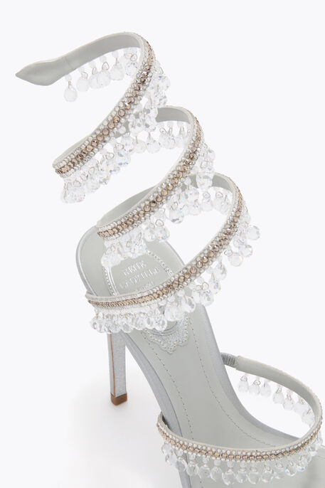 CHANDELIER PEARL GREY SANDAL 105