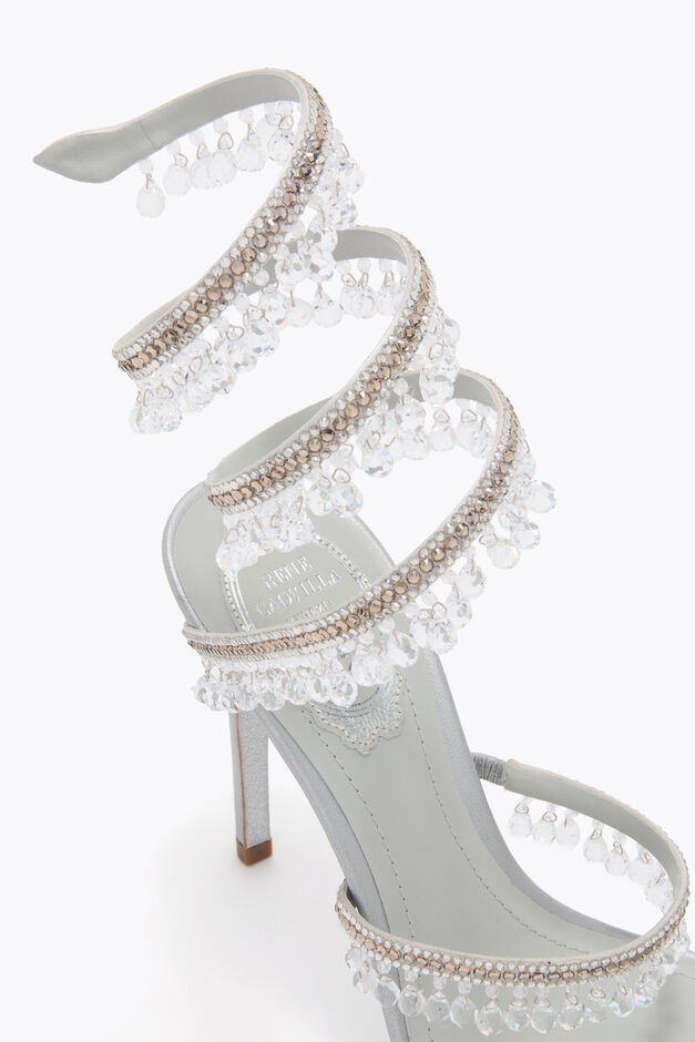 CHANDELIER PEARL GREY SANDAL 105