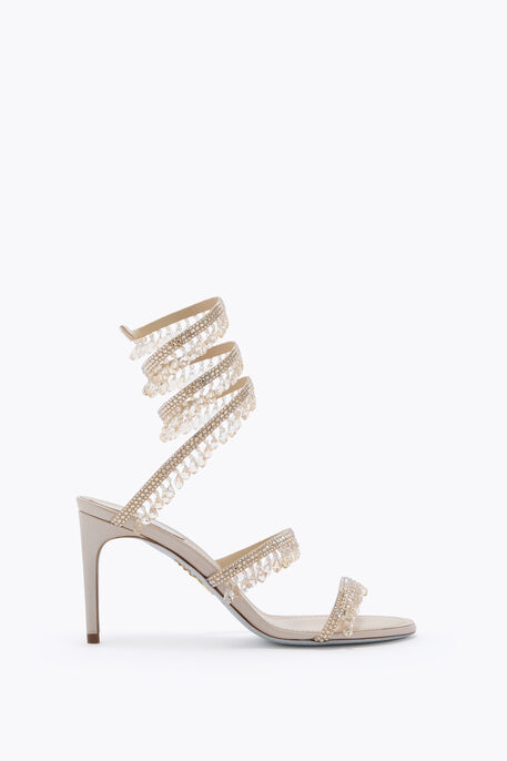 CHANDELIER CHAMPAGNE SANDAL 80