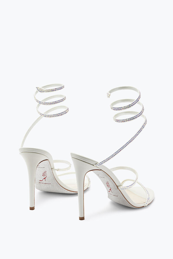 Elegant White Sandals Cleo