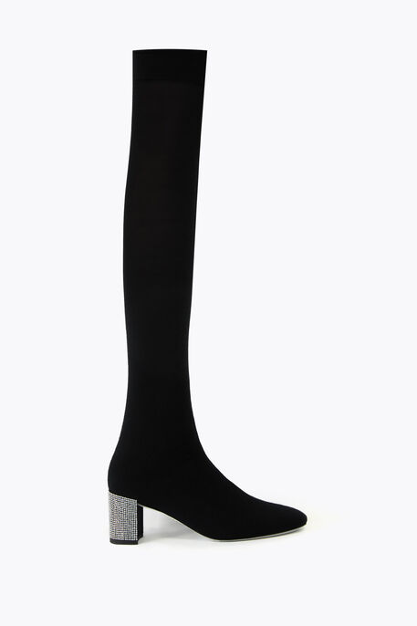 SONIA BLACK CASHMERE BOOT 60