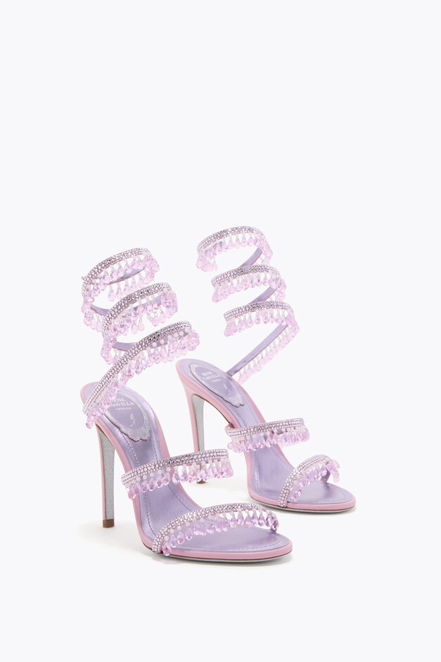 CHANDELIER METALLIC LILAC SANDAL 105