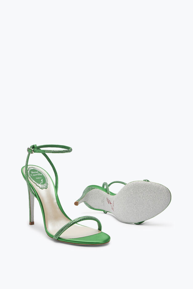 Ellabrita Crystal Green Sandal 105 Ellabrita Crystal Green Sandal 105