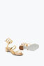 Juniper Metallic Gold Sandal 40