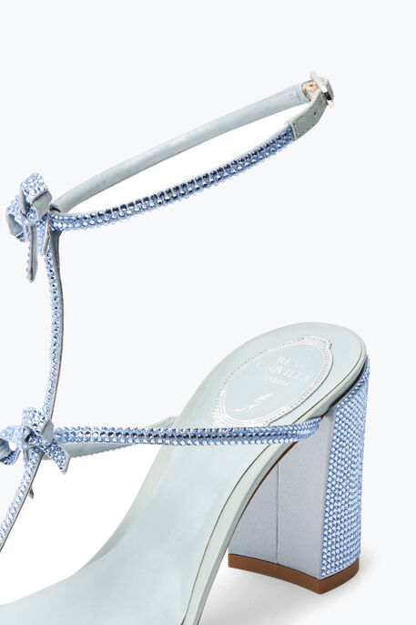 Caterina Crystal Powder Blue Sandal 80 Caterina Crystal Powder Blue Sandal 80