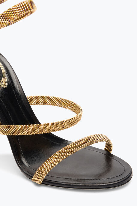 TRIGOLD CLEO BLACK-GOLD SANDAL 105 TRIGOLD CLEO BLACK-GOLD SANDAL 105