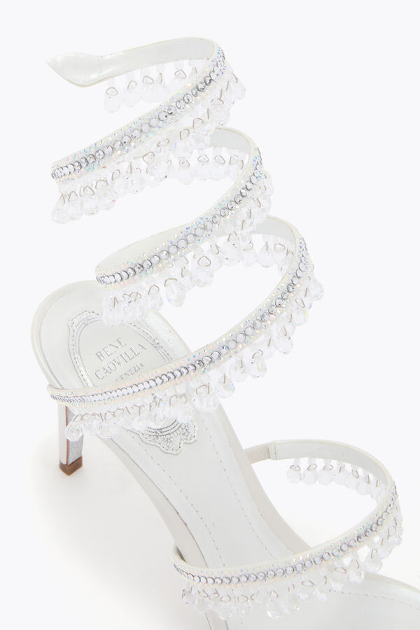 CHANDELIER WHITE SANDAL 80
