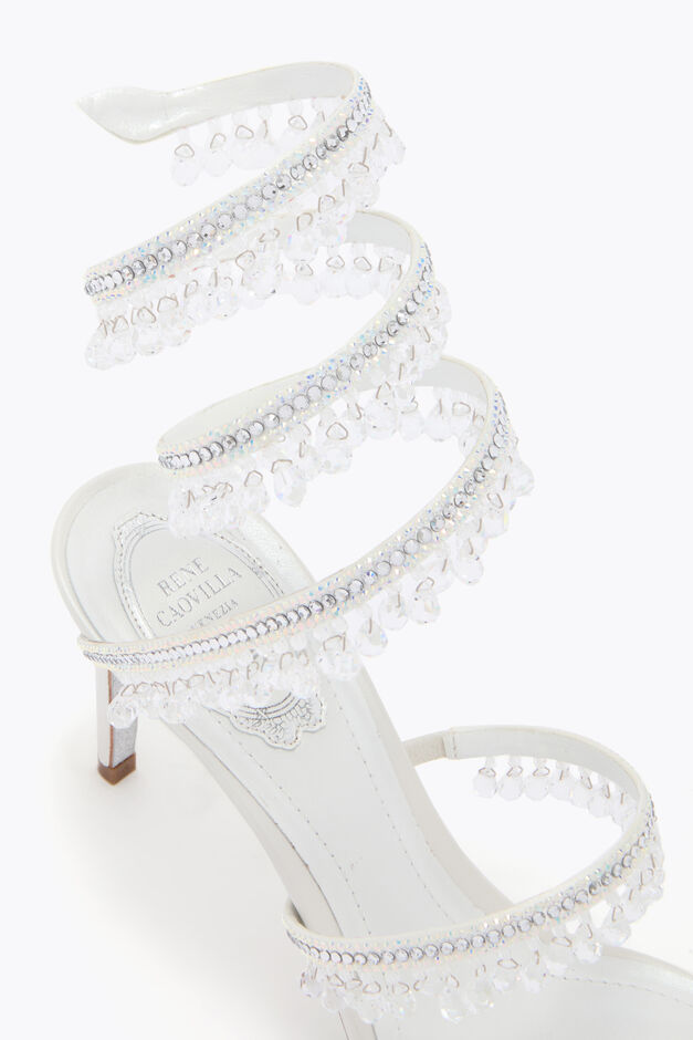 CHANDELIER SANDALEN 80 IN WEISS CHANDELIER SANDALEN 80 IN WEISS