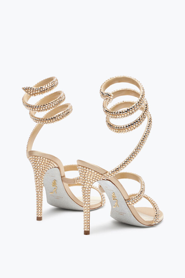 Cleo Honey Sandal With Crystals 105