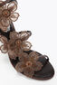 PEACH FLOWER CHOCOLATE SANDAL 80