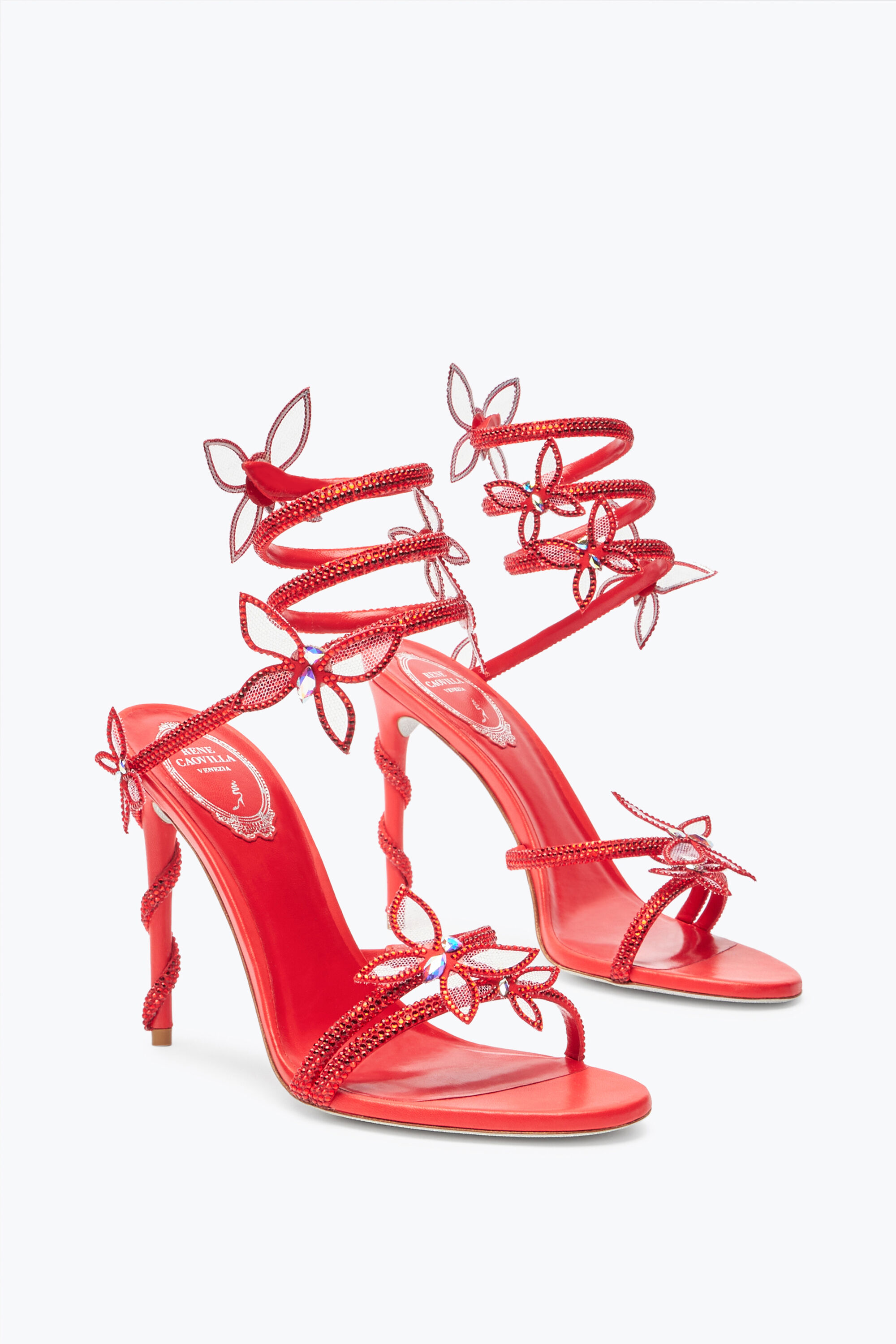Rene caovilla discount red shoes