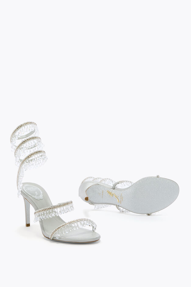 CHANDELIER SILVER SANDAL 80