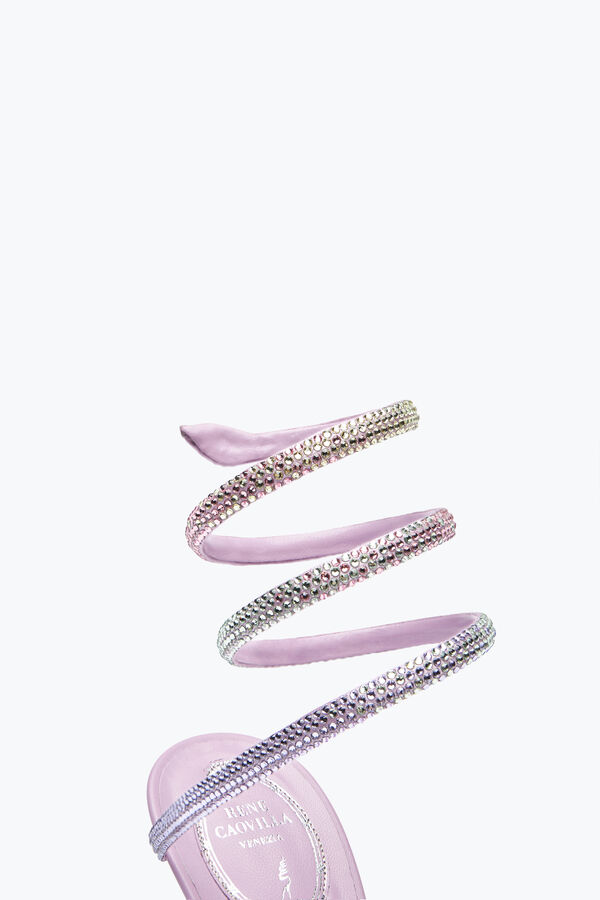 Cleo Lilac Sandal With Degrad&eacute; Crystals 105