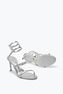JUNIPER METALLIC SILVER SANDAL 80