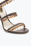 Chandelier Crystal Chestnut Brown Sandal 105