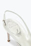 Slingback Bianche In Pizzo Frozen 75