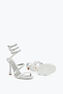 Cleopatra 105 银色水晶凉鞋