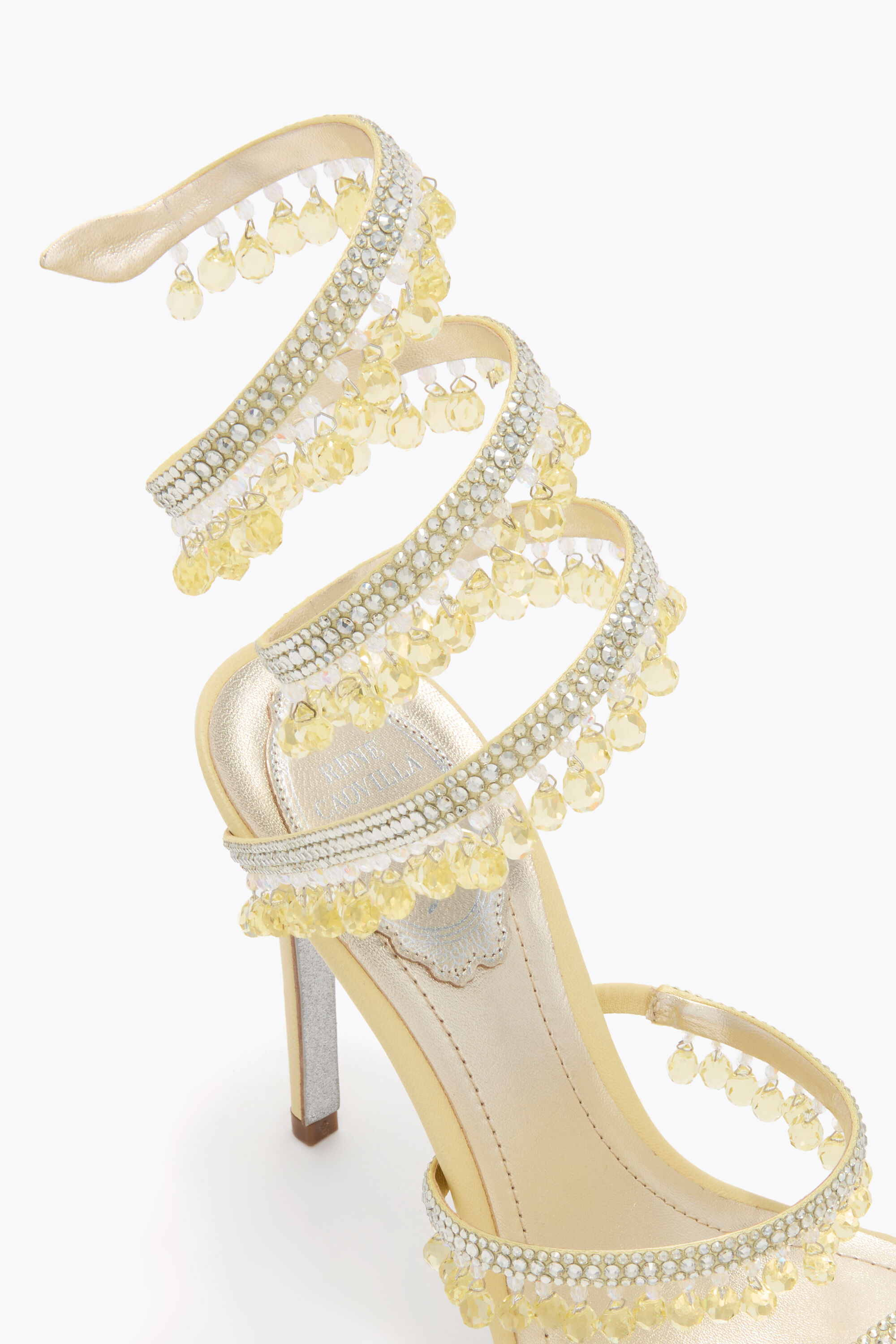 Jeweled sandals with crystals and gems | Rene Caovilla®