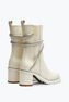 Stiefelette Cleo Elfenbein Mit Kristallen 60