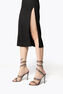CHANDELIER GUNMETAL SANDAL 105