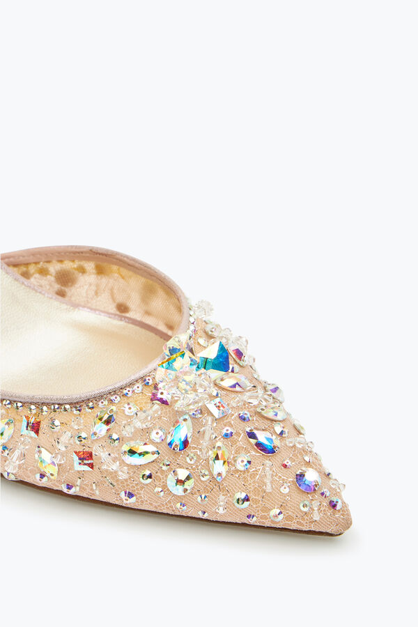 Elegante Rosa Slingpumps Cinderella 75