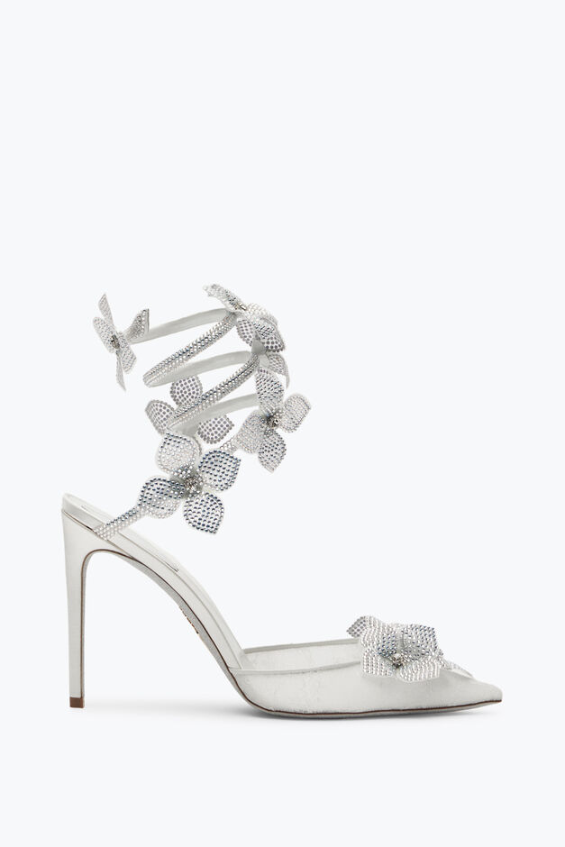 Floriane White Pump 105 Floriane White Pump 105