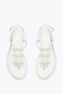 Caterina White Thong Sandal 10