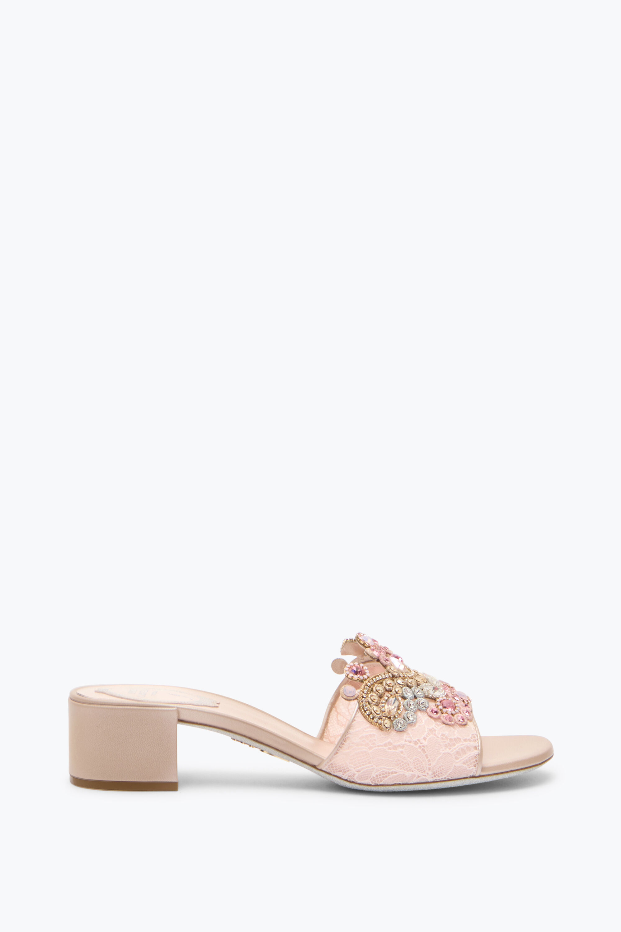 パンプス RENE CAOVILLA Women Sandals 410900 C12351 105 00017039 Purpl Jeweled sandals with crystals and gems | Rene Caovilla®