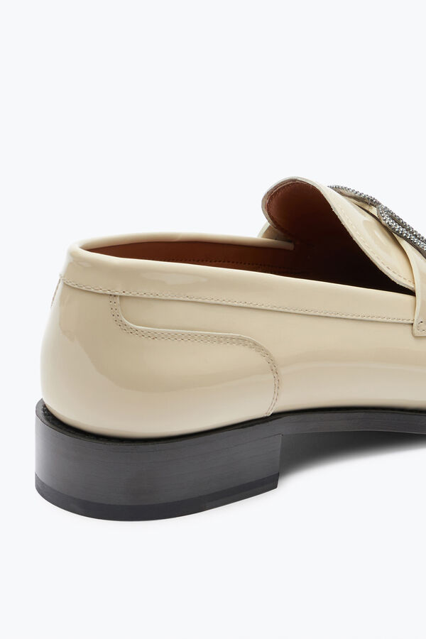 Morgana Ivory Loafer With Crystals 20