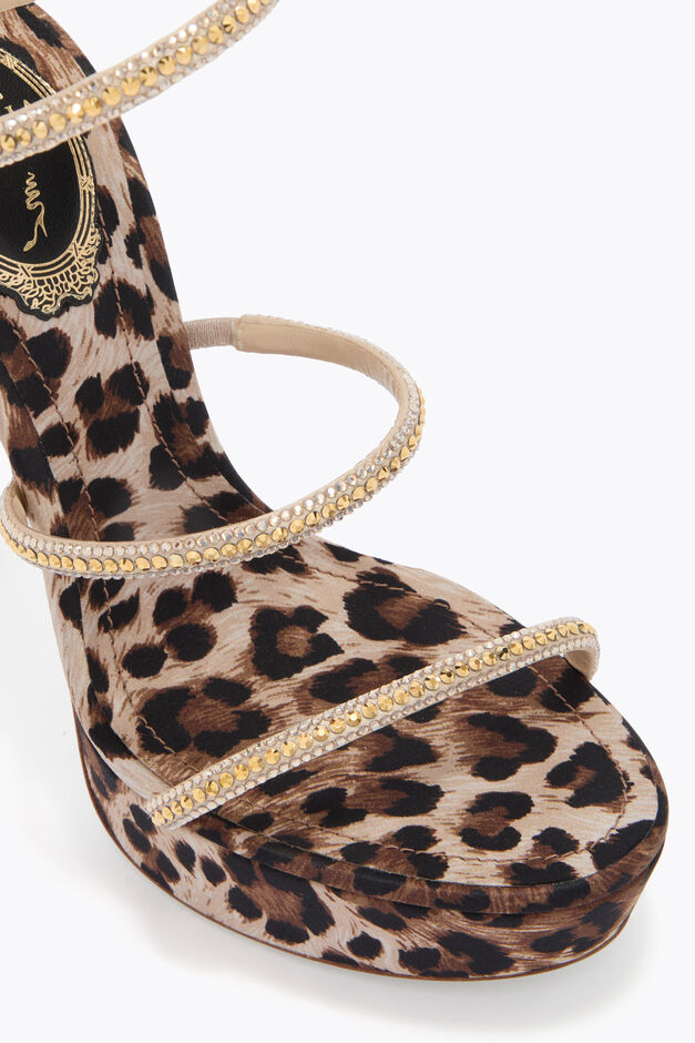CLEO ANIMALIER PLATFORM SANDAL 130