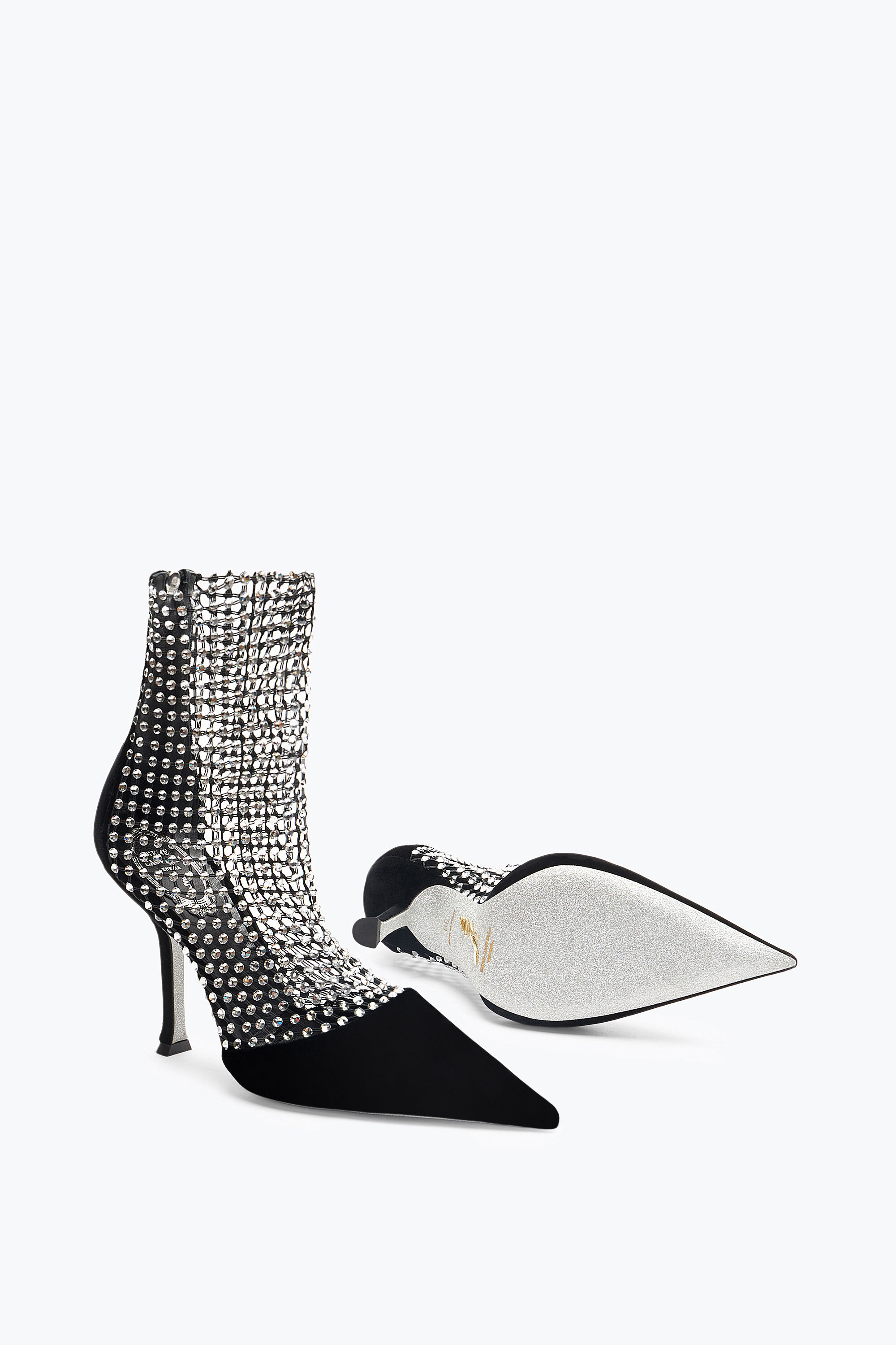 Escarpins Escarpin Galaxia En Velours Noir 105 en Noir pour Femme Rene Caovilla
