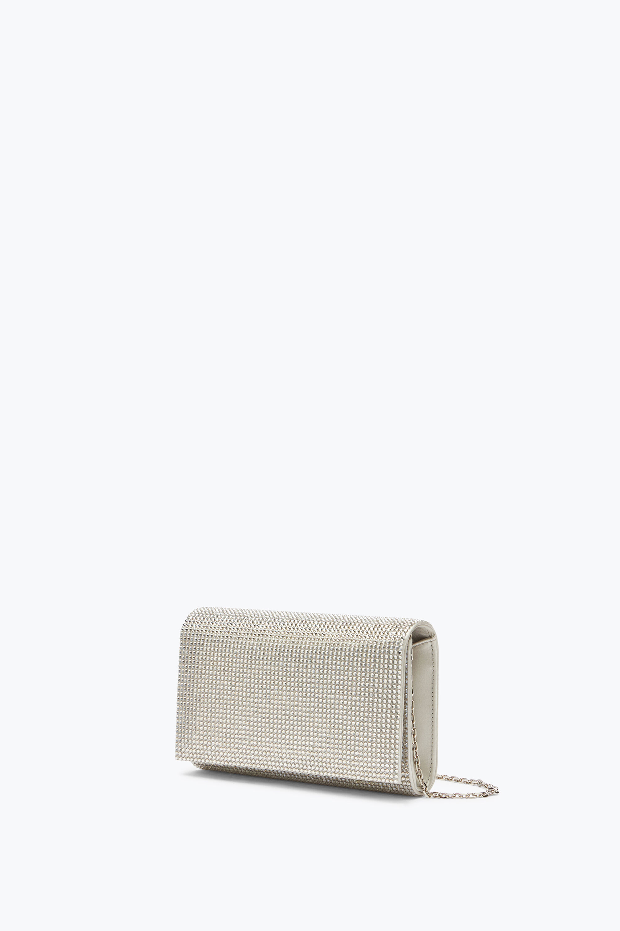 Silver jewelled bag outlet