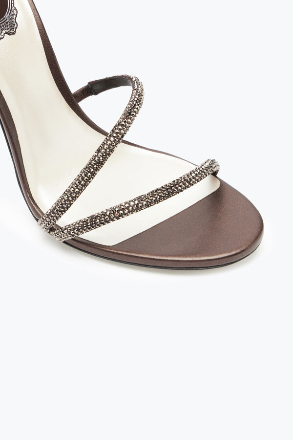 Margot Crystal Brown Sandal 105