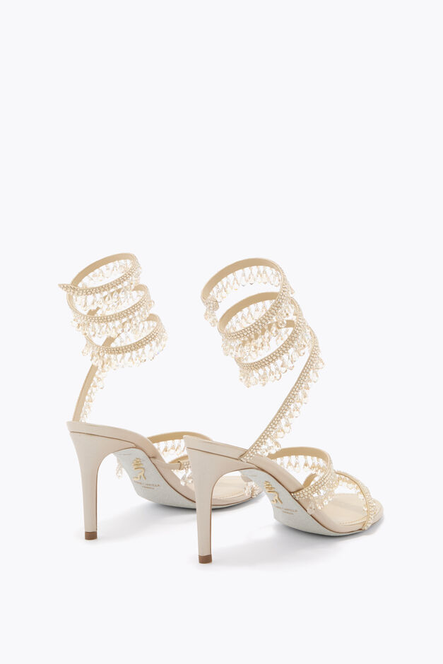 CHANDELIER CHAMPAGNE SANDAL 80