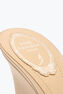 FULL TRIM POWDER PINK WEDGE SANDAL 80