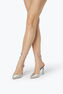 Cleo Crystal Gray Open-Back Pump 105