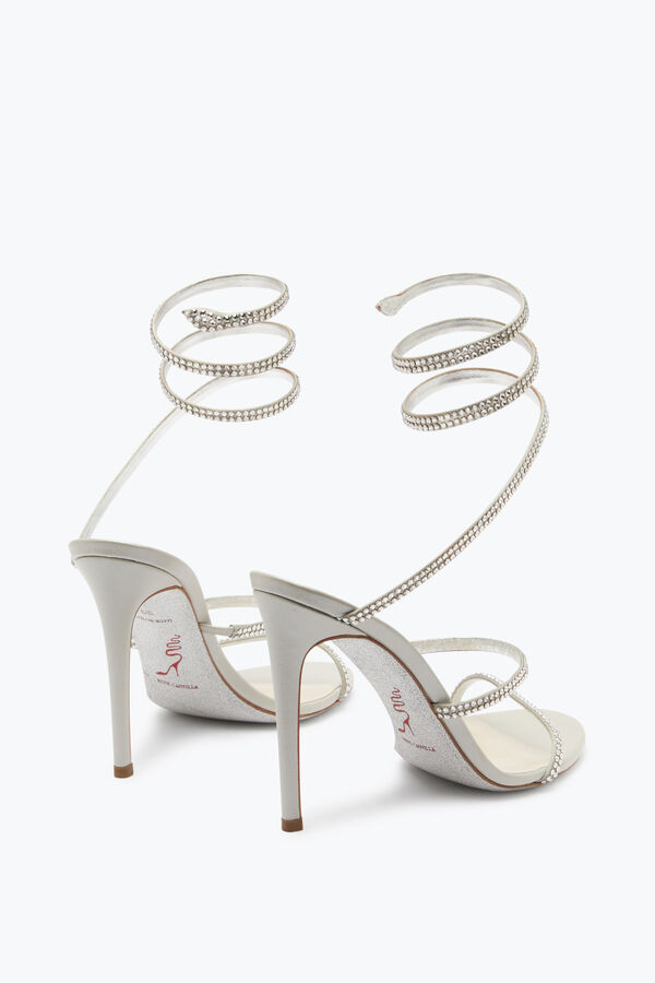 Cleo High-Heeled Grey Sandals