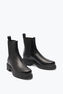 Black Leather Ankle Boots Bika