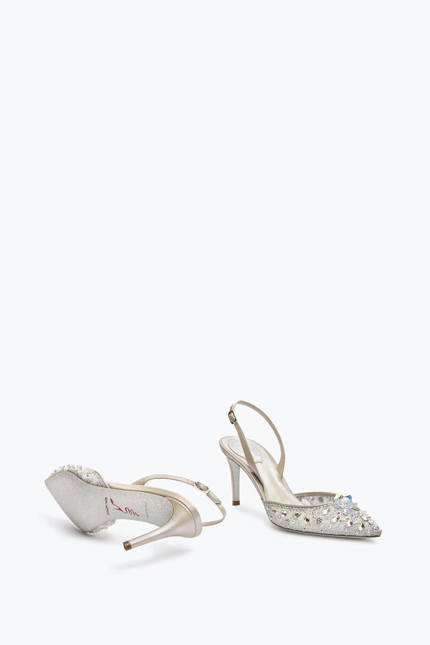 Silver Slingbacks Cinderella 75 Silver Slingbacks Cinderella 75