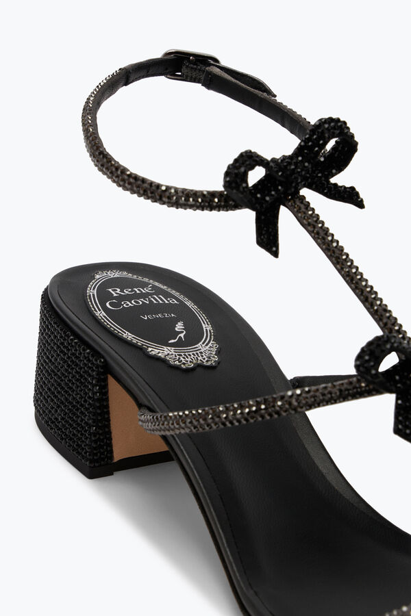 Sandale Noir Cristal Caterina 40