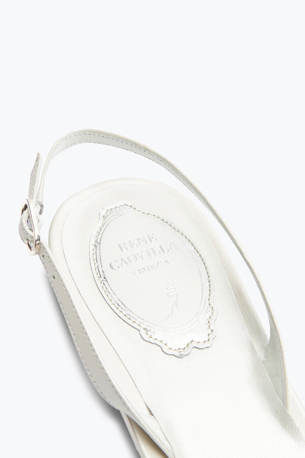 Cinderella Slingback 10 In Weiss