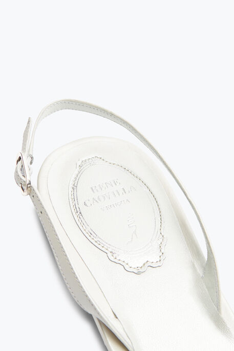 Cinderella White Slingback 10 Cinderella White Slingback 10