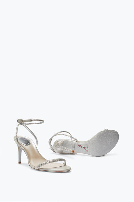 Ellabrita Crystal Silver Sandal 80 Ellabrita Crystal Silver Sandal 80