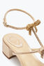 Sandalo Beige Caterina Con Cristalli 35