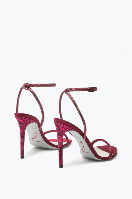 Ellabrita Crystal Burgundy Sandal 105 Ellabrita Crystal Burgundy Sandal 105