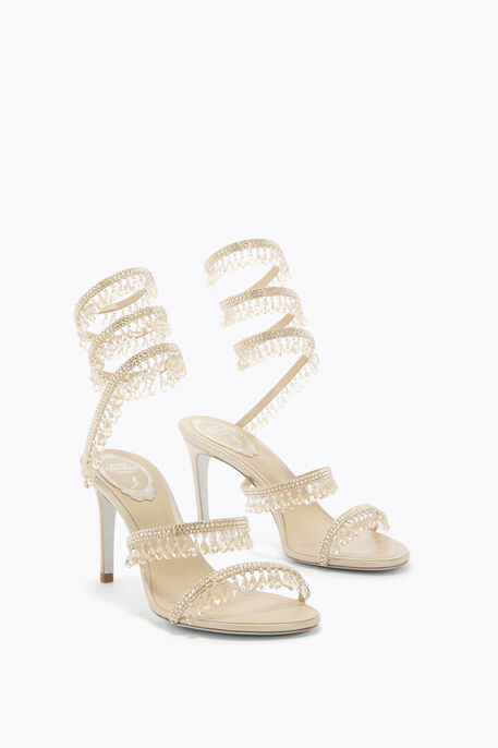 CHANDELIER CHAMPAGNE SANDAL 80