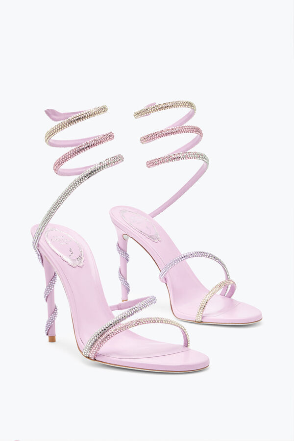 Margot Lilac Sandal With Degrad&eacute; Crystals 105