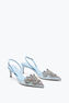 Slingback Cinderella azul pastel 60